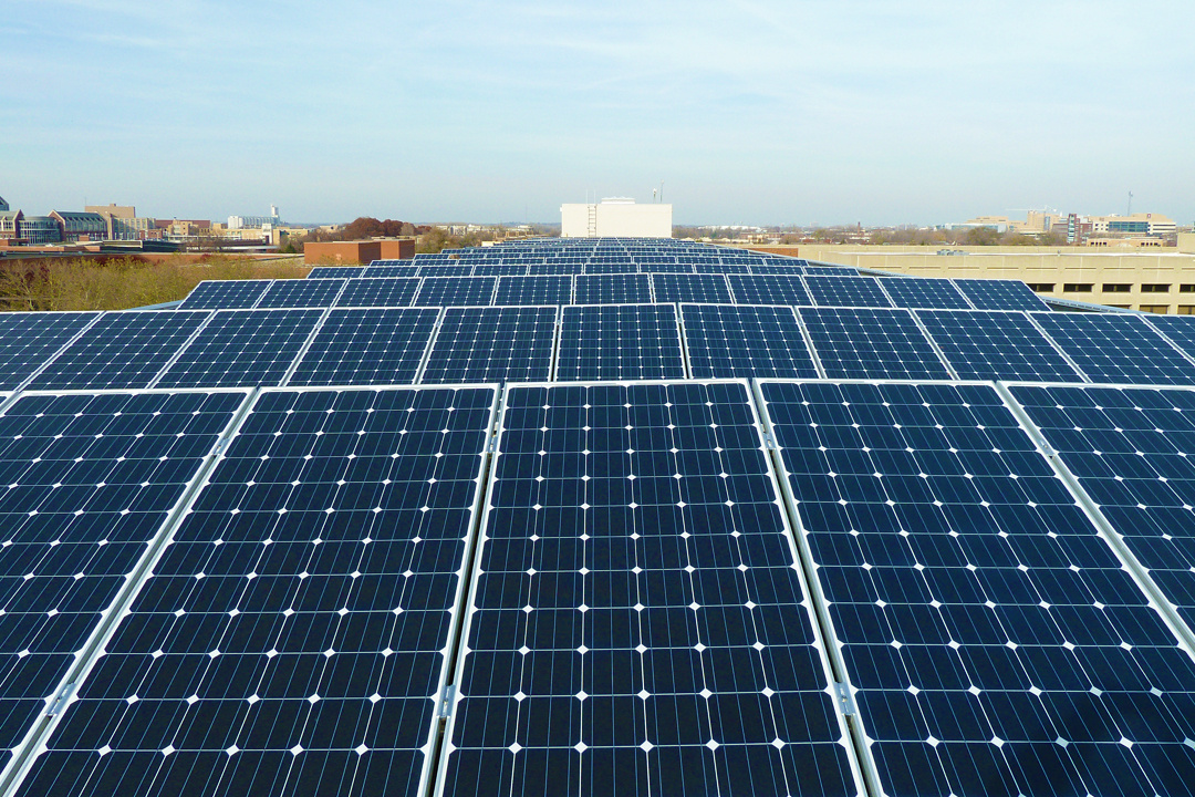 IUPUI Solar Photovoltaic Panels